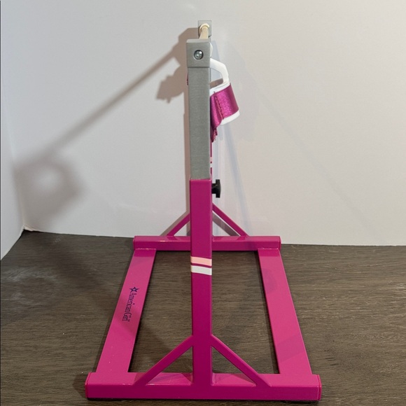 American Girl 2013 Gymnastics Set Pink Practice Bar with Grips for 18" Dolls - Picture 4 of 5